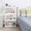 4 Tier Mobile Gap Storage Organizer Slide Out Storage cart Slim Storage Rack with Wheels for Narrow Spaces