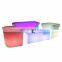 Outdoor Acrylic Plastic Garden Hotel Furniture Sofa Chair Bench With Colorful LED Lights