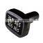 Factory supply hot sale  car wireless cigarette lighter tpms with external sensor