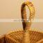 Hot Sale Round rattan utensil caddy basket Boho Decor High Quality Bottle Holder Wholesale Vietnam Supplier