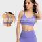 Low Moq Cross Backless Crop Sports Bras Women Gym Yoga Breathable Sling Straps Tops Nylon Spandex
