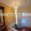 Project custom fancy long luxury stair chandelier hotel lobby modern spiral stairwell crystal chandelier lighting for hotel