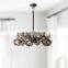 Modern Crystal Molecular Chandelier ceiling Lighting Fixture for Living Room Bedroom Dining Room kitchen island Foyer Lobby