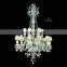 Luxury 24 Lights Large Crystal Chandelier with Lampshades For Living Room