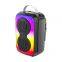 Macaron Color Dual 3 Inch RGB Lights Wireless Karaoke Player Support Multiple Playback Modes Portable Speaker