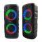 HF 2166 Mini Subwoofer Music Sound Box Boombox Speakers with Mic Blue Tooth BT RGB Speaker