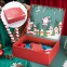Ribbon high-end Christmas gift box factory can be customized size carton