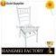 Wholesale white and silver steel chiavari chair for wedding