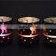 custom black glass candle jar cheap glass candle holder goblets