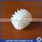 Green and white cnc precision machining parts