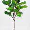 Customize Artificial Fiddle Leaf Different Height Fig Tree Potted Faux Green Plants for Hotel Office Decoration