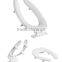 HL-063 MEIYE PP 470*350*98mm Round Soft-closing Toilet Seat Cover Ramp Down Toilet Lid
