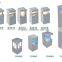 LED garden light bollard lamps with ce,saa