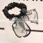 Fashion pearl yarn material bowknot rabbit ear hair rope hair bands,Hair Clasp