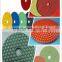 Diamond flexible polishing pad