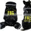 Hot Sale Reflective USA FBI Working Dog Waterproof Raincoat