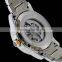 Hot new 2015 mens skeleton automatic mechanical watch transparent no battery tourbillon back