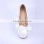 White Color Wholesale Women Dress Shoes Bride Wedding Dress Shoes for Bridal Shower