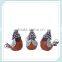 Polyresin merry christmas bird decoration