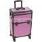 Pro 4 Wheels 4 in 1 Rolling Makeup Cosmetic Train Case