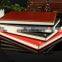 gold hot stamping black and red leather a4 size diary