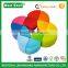 Bestgoal Rainbow Ring Kids Wood educational toys Rainbow toy