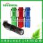 zoomable mini gift light hi-power pocket flashlight cre e XPE colorful emergency flashlight for outdoor hiking