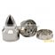 metal silver golden Bullet Tobacco Tooth Grinder mefactory direct GT05012 OEM fashoin best price top quality