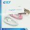 1-2 m custom nylon braided metal casing usb extension cable