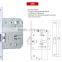 Italian, Spainish, Russia mortise door Lock body for sliding wooden door 170