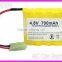 China 700Mah Rc Car Battery/NiCD Battery Pack 4.8V 700 mAh NiCd Battery pack for RC Car/Nicd Rechargeable Pack