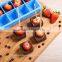 Flexible and Durable Food Grade 2 inch Square Silicone Ice Cube Makers for Whiskey