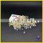 Wholesale small size white glass material point back rhinestone chaton for jewelry