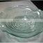 clear glass fruit dish