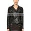 Chroco Print Women Leather Jacket BIKER