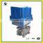 actuator electric ball valve of CAST, SS for hot water heating and solar glycol loop, ideal for off-grid system