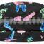 Custom bucket hats bulk grey bucket hat with green finger pattern print