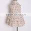 622M019 Pink color summer high quality kid's dress beautiful flower girls dress