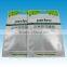 Hot sale customized silver aluminium foil laminate pouches