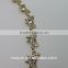 Lady's waist butterfly fashion chain belt with diamonds for dress