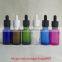 15ml 30ml black frosted glass dropper bottle with tamper&childproof cap for e-liquid
