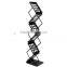 A4/A3 metal Magazine Rack Literature Rack, brochure holder stand