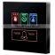 Orbita touch wall switch for hotel system