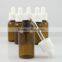 essential oil e juice e liquid Glass pipette with Childproof cap pet bottles 30ml