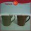 8oz stoneware color glazed mug two tone cheap ceramic coffee mug