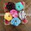 various colors cute food toy hand crochet donut decoration