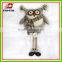 Hot selling- nice cutie clothware owl with scarf with different shape for Christmas decoration