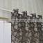 New arrival 100% polyester flower design embroidery window curtain fabric