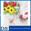 High Quality Glass Milk Bottle 300ml With Metal Lid And Straw