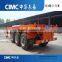 CIMC 40 Feet Spring Suspension Container/Lorry Transport Skeleton Trailer For BANGLADESH